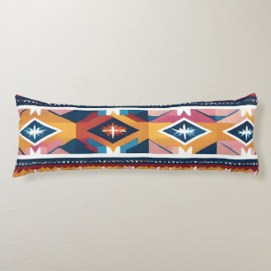 Native American Abstract Tribute 18 Body Pillow