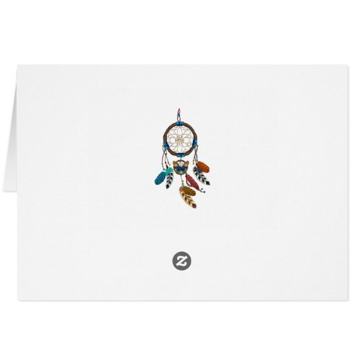 Native American All Occasion Card Spirit Animal (Back Horizontal)