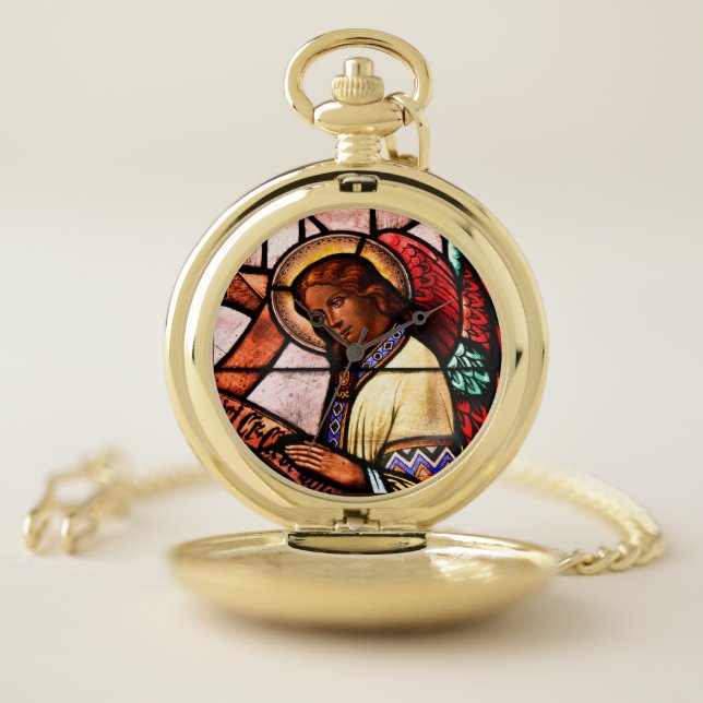 Native American Angel Pocket Watch (Inside)