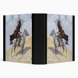 Native American Apache warrior 3 Ring Binder