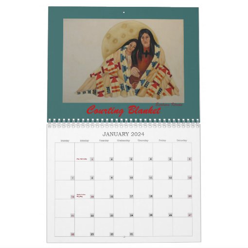 .Native American Art.. Calendar | Zazzle