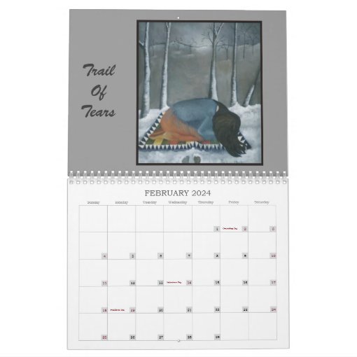 .Native American Art.. Calendar Zazzle