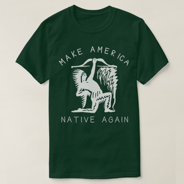 Native American ArtTShirt 1  T-Shirt (Design Front)