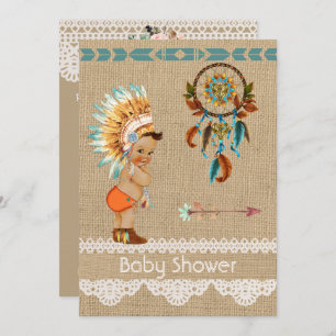 Native American Baby Boy Baby Shower Invitation