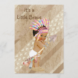 Native American Baby Shower Invitation