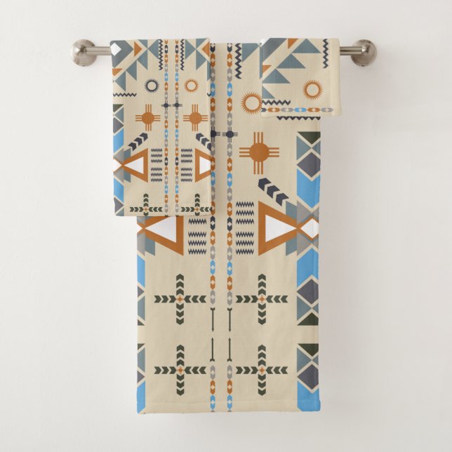 Native American Bath Towel Set (Insitu)