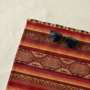 Native American Beach Towel