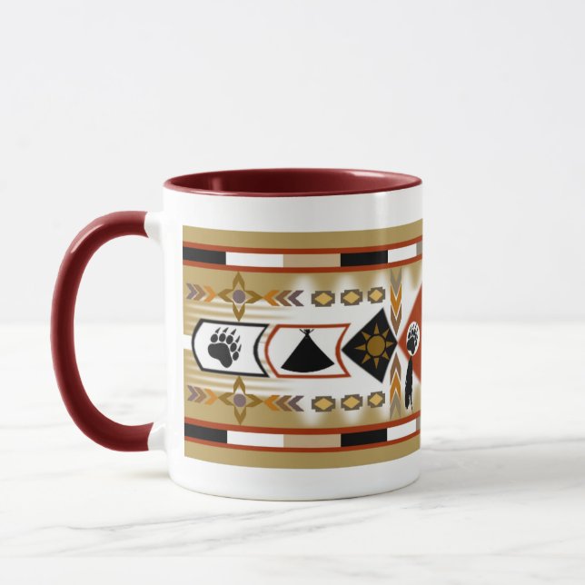 Native American Bear Clan Mug (Left)