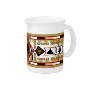 Native American Bear Clan Pitcher