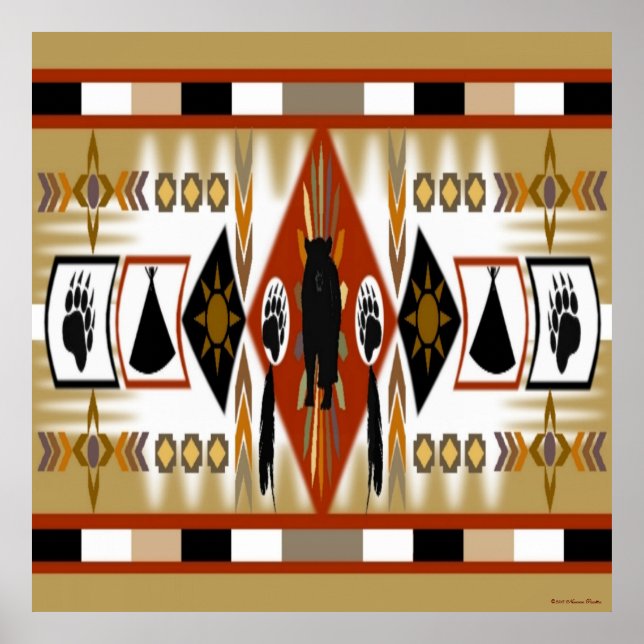 Native American Bear Clan Poster (Front)