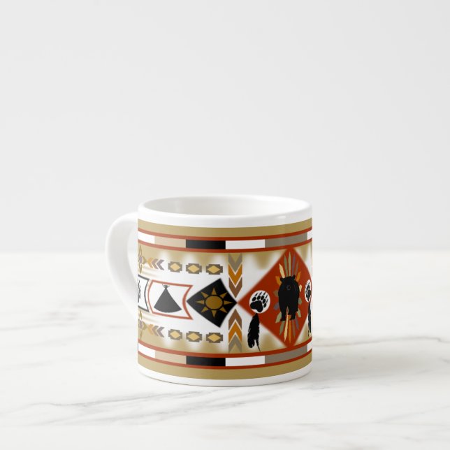 Native American Bear Clan Specialty Mug (Front Left)