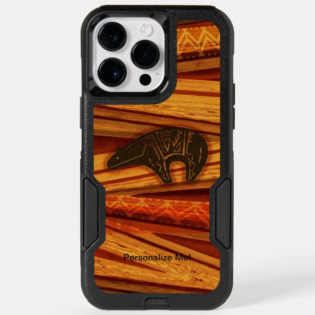 Native American Bear Motif Design OtterBox iPhone  (Back)