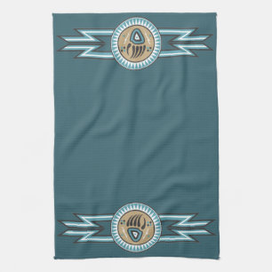 Native American Bear Paw Towel