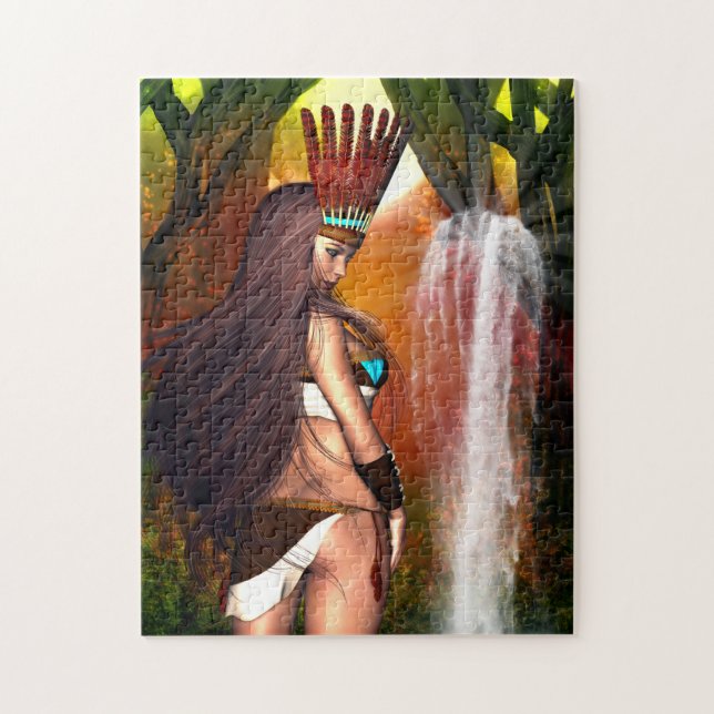 Native American Beauty Jigsaw Puzzle (Vertical)