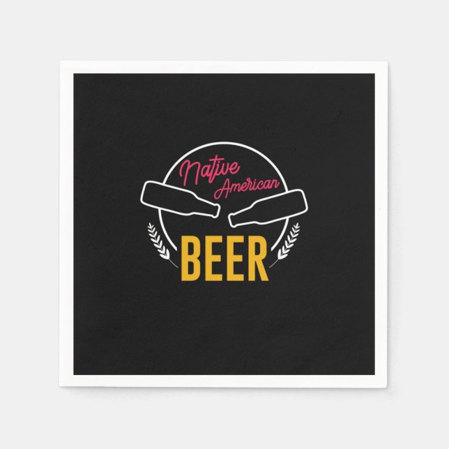 Native American Beer Napkins (Front)