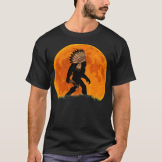 Native American Bigfoot  T-Shirt