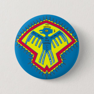 Native American bird Button