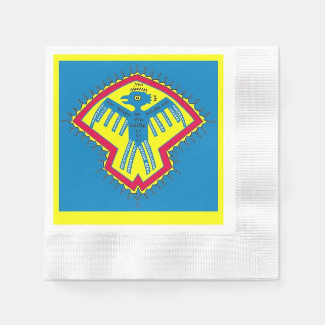 Native American bird Napkins (Front)