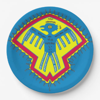 Native American bird Paper Plates
