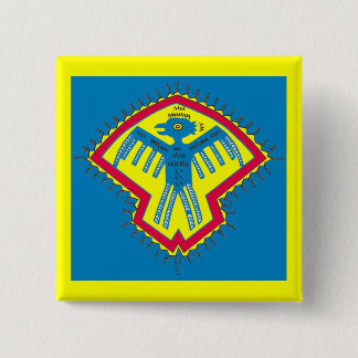 Native American bird Pinback Button
