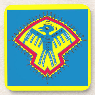Native American bird symbol Beverage Coaster