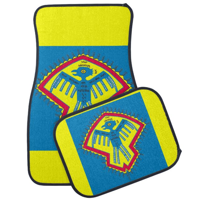 Native American bird symbol Car Floor Mat (Set)
