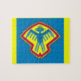 Native American bird symbol Jigsaw Puzzle