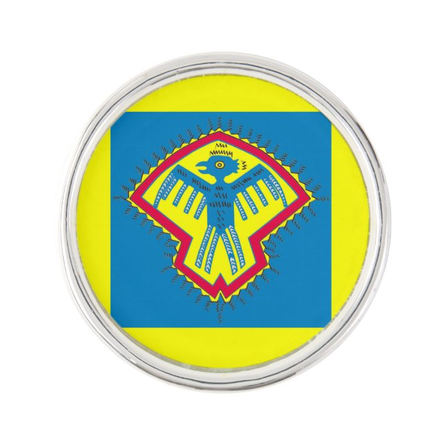 Native American bird symbol Lapel Pin (Front)