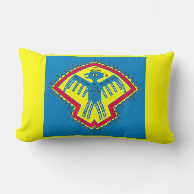 Native American bird symbol Lumbar Pillow (Front)