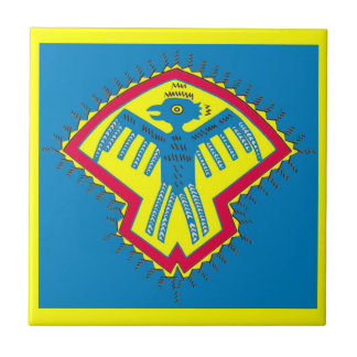 Native American bird Tile