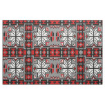 Native American Blanket Weaving Pattern Fabric