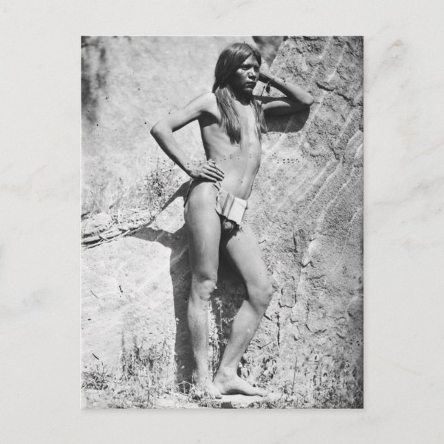 Native American brave Postcard (Front)