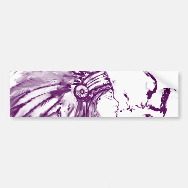Native American     Bumper Sticker (Front)