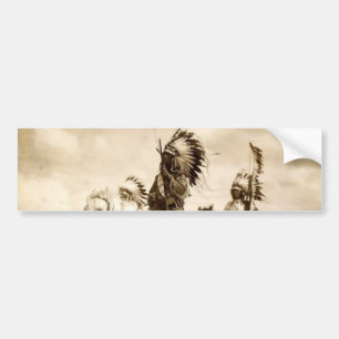 Native American Bumper Sticker