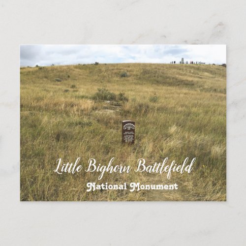 Native American Burial Ground Little Bighorn  Postcard