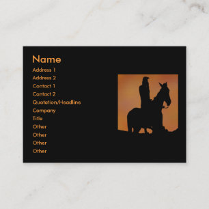 Native American Business Card