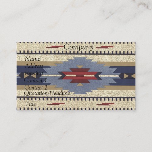 Native American Calendar 2012 Business Card