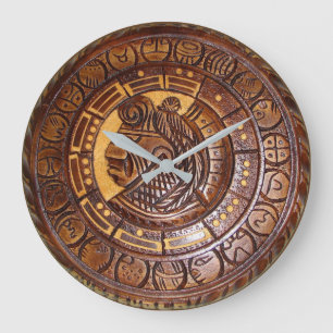 Native American Calendar Large Clock