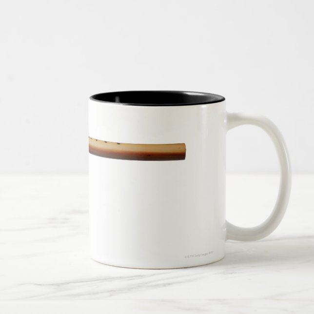Native American Cedar Flute Two-Tone Coffee Mug (Right)