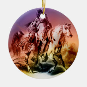 Native American Ceramic Ornament