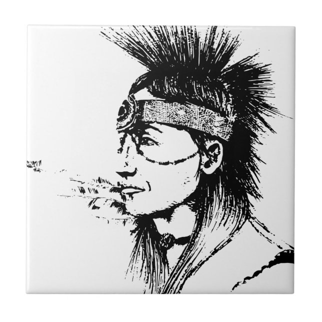 NATIVE AMERICAN CERAMIC TILE (Front)