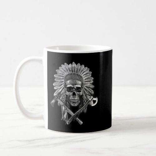 Native American Chief Pipe Skull Eternal Spiritpn Coffee Mug