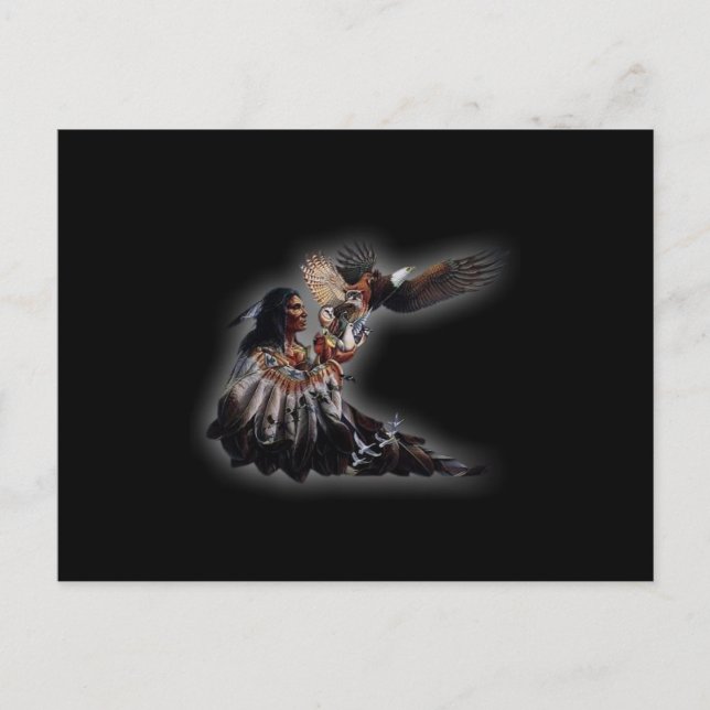 Native American Chief Postcard (Front)