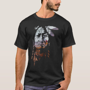 Native American Chief Sitting Bull - Sioux tribes T-Shirt