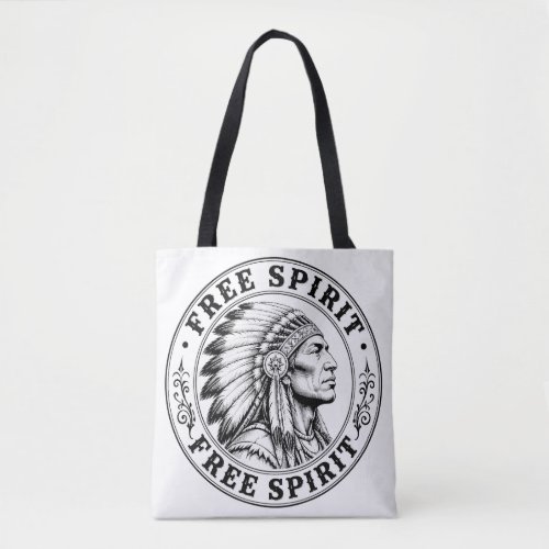 Native American chief Tote Bag