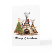 Native American Christmas Card