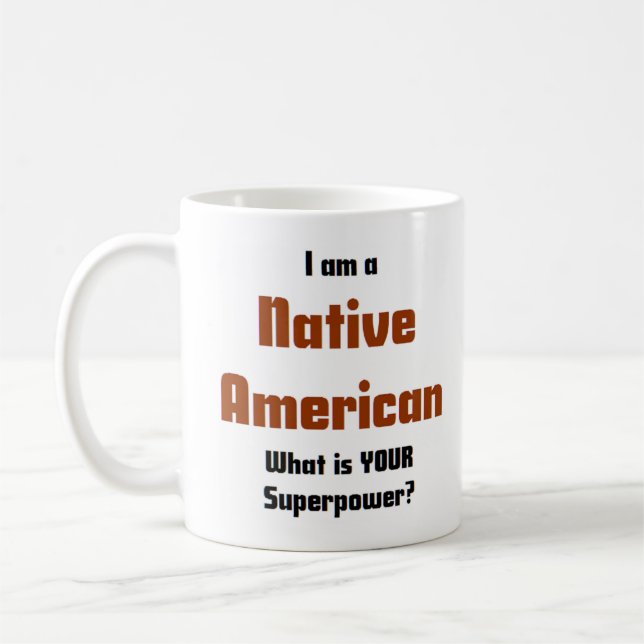 native american coffee mug (Left)