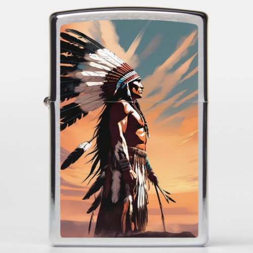 Native American Collectors Playing Cards  Zippo Lighter