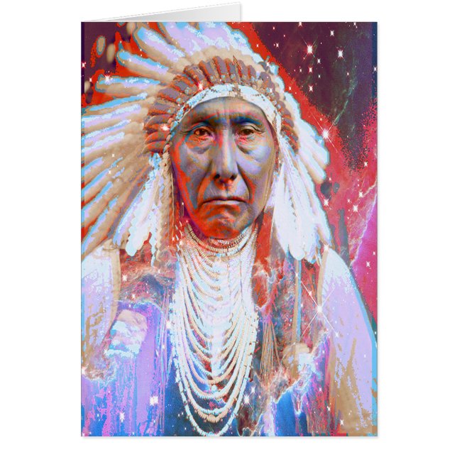 Native American  Crazy Horse Cards (Front)