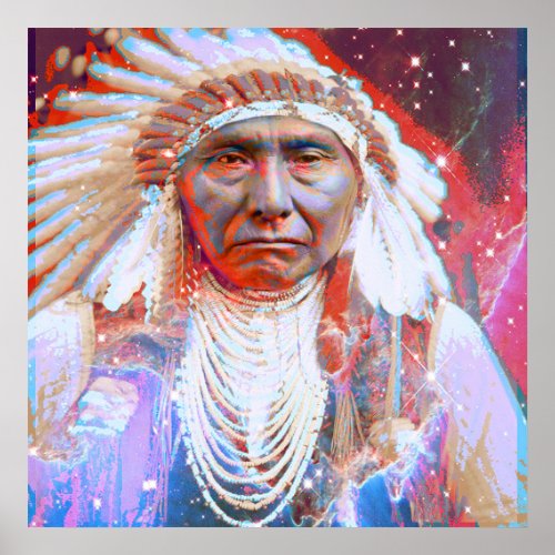 Native American  Crazy Horse Poster